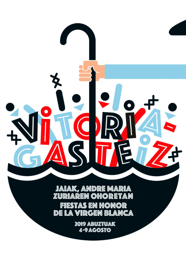 cartel-fiestas-de-vitoria-gasteiz-2019 - Hotel Dato